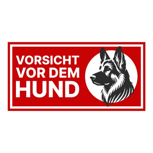 Warnung vor dem hund - warnung,