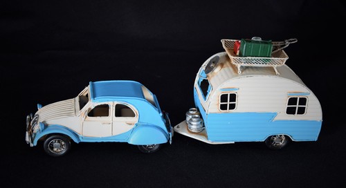 Citroen 2cv mit - citroen, wohnwagen