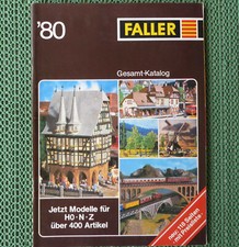 Faller  -- Modellbau Katalog  1980 #021119