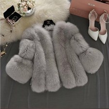 Jacke pelz kunststoff elegant - jacke,