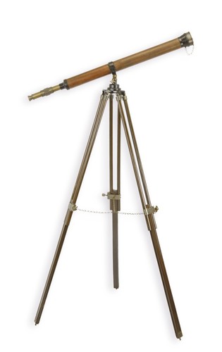 Fernrohr teleskop auf stativ - fernrohr,