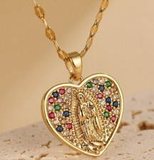 18K vergoldet Maria Heilige