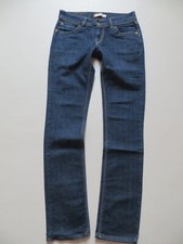 Levi's 571 SLIM FIT Damen Jeans Hose W 30 /L 34 Dark Indigo Vintage Denim KULT !