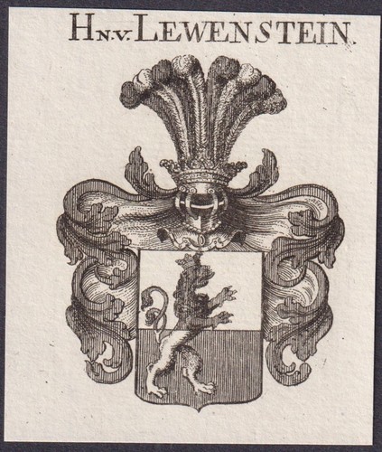 Lewenstein wappen coat arms - lewenstein,
