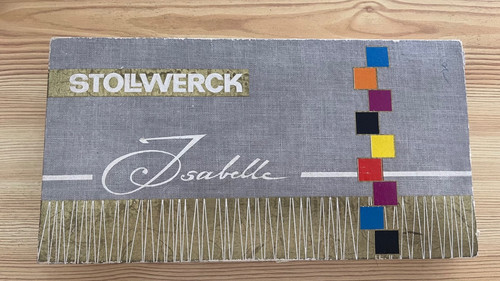 Alt papp schachtel - papp, stollwerck