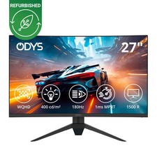 ODYS Q27 PRO-X 27 Zoll Curved Monitor WQHD Gebraucht B1
