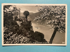 Alte AK von Schloß Rheinstein am Rhein, Trechtingshausen, Bingen, gelaufen 1937