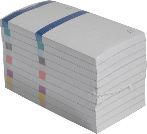 Block mit garderobenmarken - block,