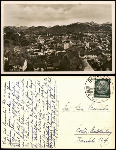 Ansichtskarte bad aibling - bad,