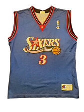 NBA Allen Iverson Blue Trikot