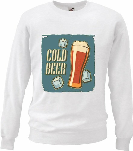 Sweatshirt kaltes bier - kaltes,