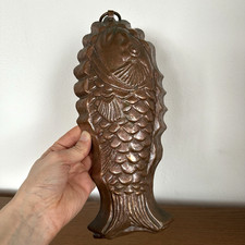 Alte Backform Kupfer Pudding