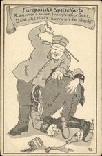 Ak Europäische Speisekarte, Russischer Kaviar, französischer Sekt,... - 11262970