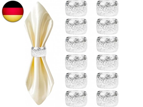 Serviettenringe silber - serviettenringe, silber,12