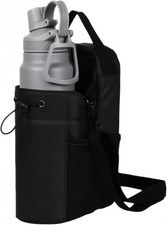 Magnetische Wasserflasche Tasche, Magnetischer Cup Tasche mit Handyfächern 1.5L