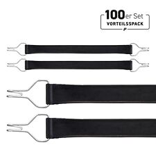 100 er Set Gummispanngurt mit 2 Haken Rollcontainer Transportwagen Spanngurt