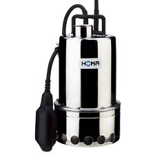 Homa Edelstahl Tauchpumpe CR 360 V WA für Klar- u Schmutzwasser 9251112