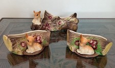 Vintage Hornsea Keramik Fauna Royal Pflanzgefäße x 3