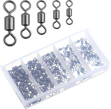 Karabiner Wirbel Angeln Forelle  Aluminiumlegierung  Salzwasser Süßwasser  5