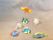 Lot dekorative GLASFISCHE mit Luftblasen für Deko-Aquarium Lauscha ?
