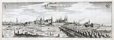 Berlin Panorama Ansicht Gesamtansicht Kupferstich engraving Merian 1650