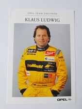 Klaus Ludwig Autogrammkarte ITC (DTM) 1996 Opel