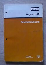 Case Bagger 125 C Betriebsanleitung