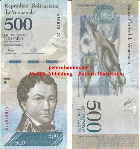 Venezuela 500 bolivares 2017 - ,