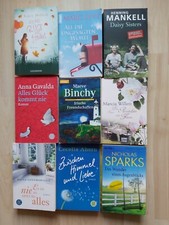Bücherpaket 9 Stk. Nicholas Sparks, Marc Levy, Henning Mankell, Maeve Binchy