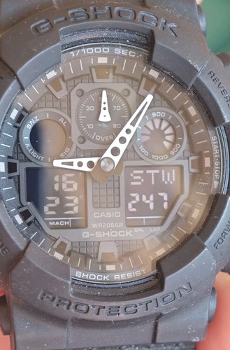 Casio shock 100 - g-shock, ga-100