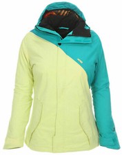 Nitro SIREN JACKET Damen Snowboardjacke Skijacke 10K/10K Wintersport gelb-türkis