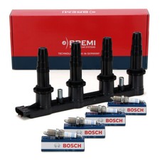 BREMI Zündspule + 4x BOSCH