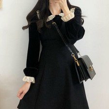 Damen Samt Freizeithemd Bluse