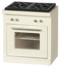 Puppenstube weiß Herd Herd