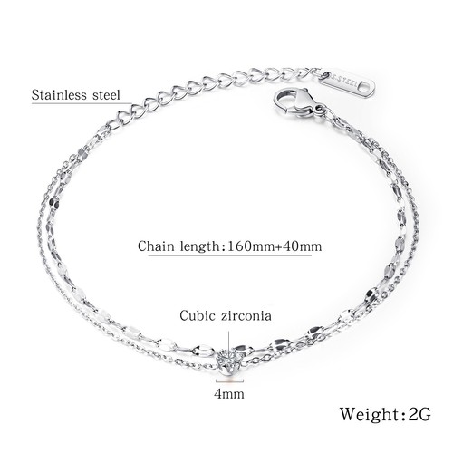 Damen armband edelstahl - damen,