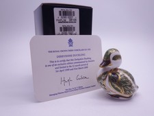 ROYAL CROWN DERBY LIMITED EDITION DERBYSHIRE DUCKLING BRIEFBESCHWERER