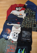 Kinder Bekleidungspaket 5 Pullover + 6 T-Shirt Gebraucht 152