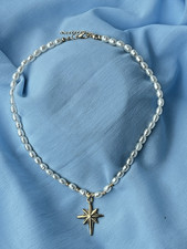 Perlen Halskette Stern