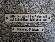 DB Bundesbahn Schild
