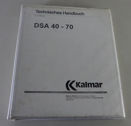 Werkstatthandbuch kalmar lmv - werkstatthandbuch,