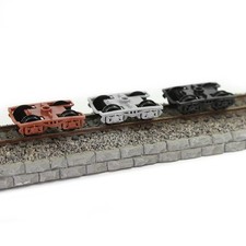 12 Stück Spur H0 1:87 POM