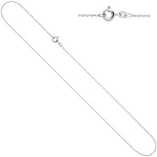 50 cm Ankerkette 333 Weißgold 8 Karat 2.0 mm Federring 2,8 g Weisgoldkette