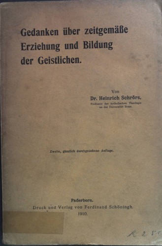 Gedanken über zeitgemäße