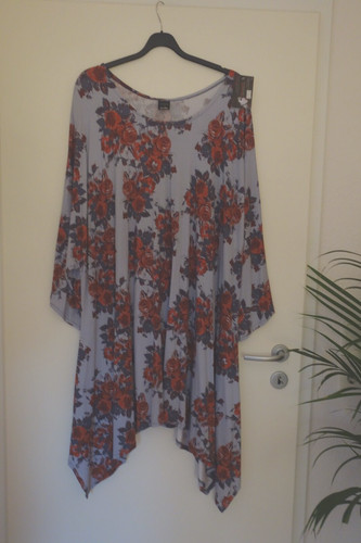 Pinky zipfel kleid tunika - pinky,