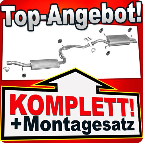 Auspuff für volvo s40 v40 - s40, i