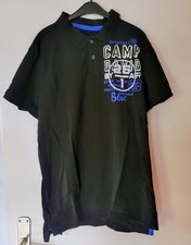 Herren Polo-Shirt Camp David Blue Water Schwarz Xl Schwarz Baumwolle