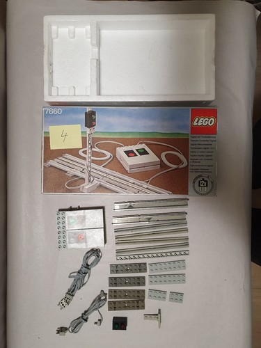 Lego 7860 eisenbahn set 12v - lego,