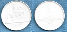 Porcelain Medal Dresden Golden