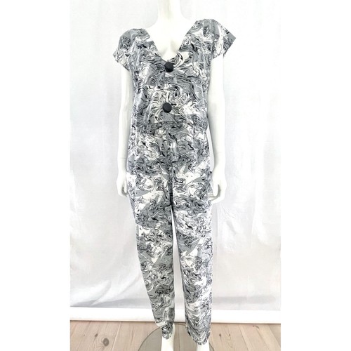Handmade 80s marble - marble, jumpsuit