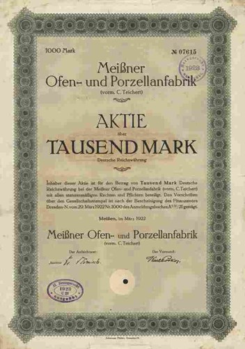 Meißner ofen porzellanfabrik - meißner,